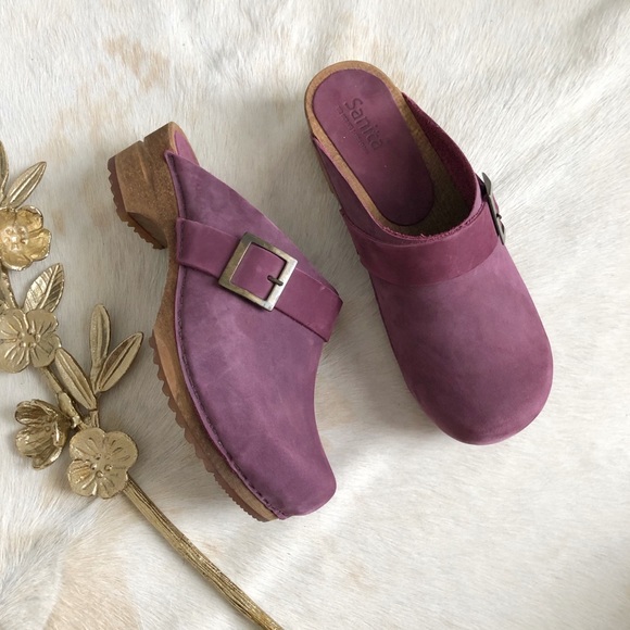 sanita backless clogs